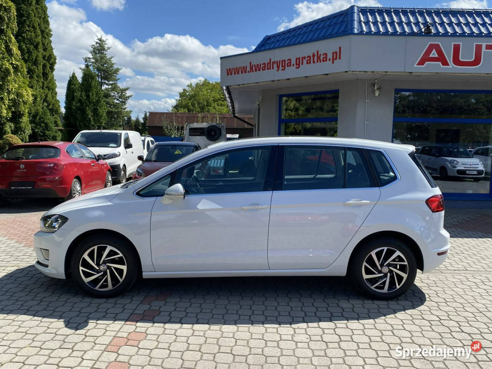 Volkswagen Golf Sportsvan 14 150 Highline Biała elektrochrom. lusterko wst. Tarnowskie Góry