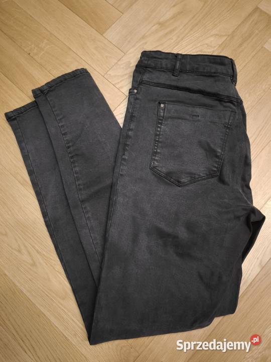 ciemnoszare jeansy slim fit Gdańsk