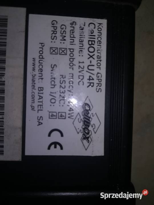 Sterownik CellBOXU4R Koncentrator GPRS RS232 4 łódzkie sprzedam