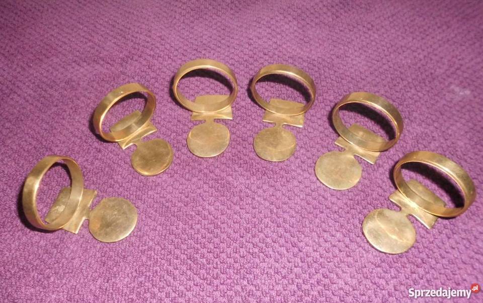 OBRĄCZKI NA SERWETKI 6 w stylu Retro wyjadkowa