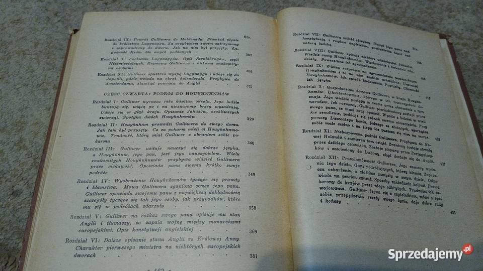 Podróże Gulliwera Jonathan Swift 1952 Gdańsk