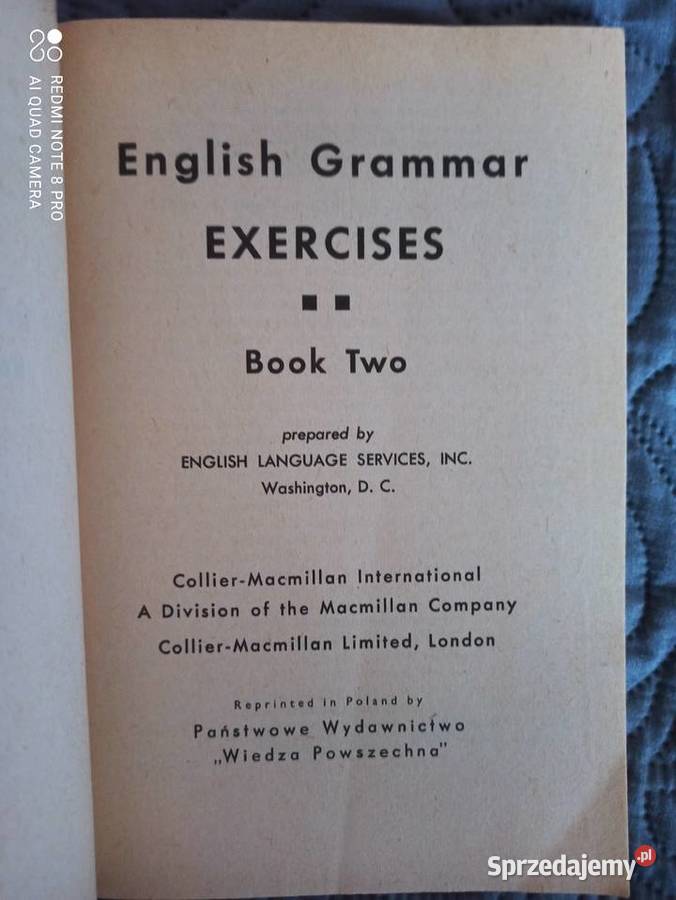 ENGLISH GRAMMAR EXERCISES BOOK TWO