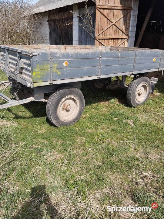 Przyczepa D46 zarejestrowana nieuszkodzony Przyczepy rolnicze
