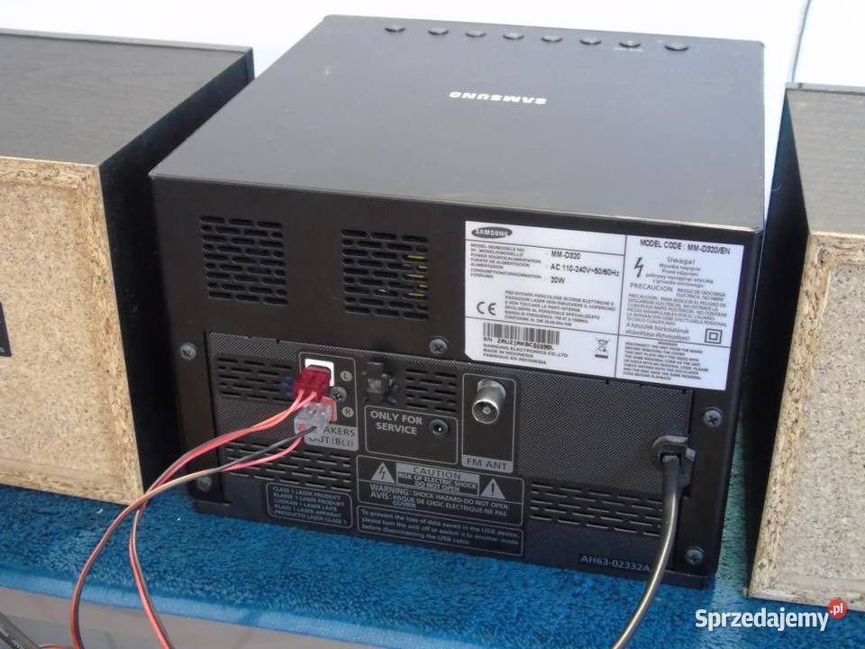 Wieża Samsung z kol USBrec mp3 RDS AUX WYSYŁKA Wieże i miniwieże Jasło