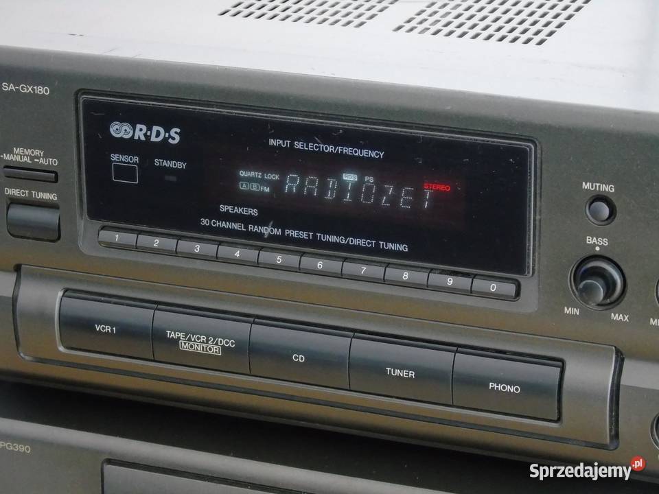 Wzmacniacz z radiem Technics SAGX 180 sprawny i Jasło