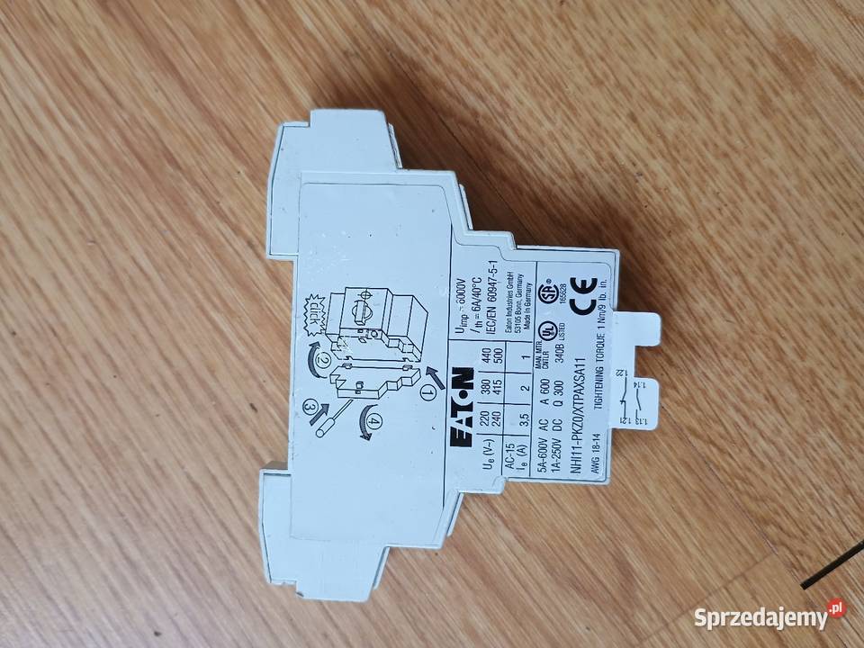 Styk pomocniczy montaż boczny Elektronika Czersk