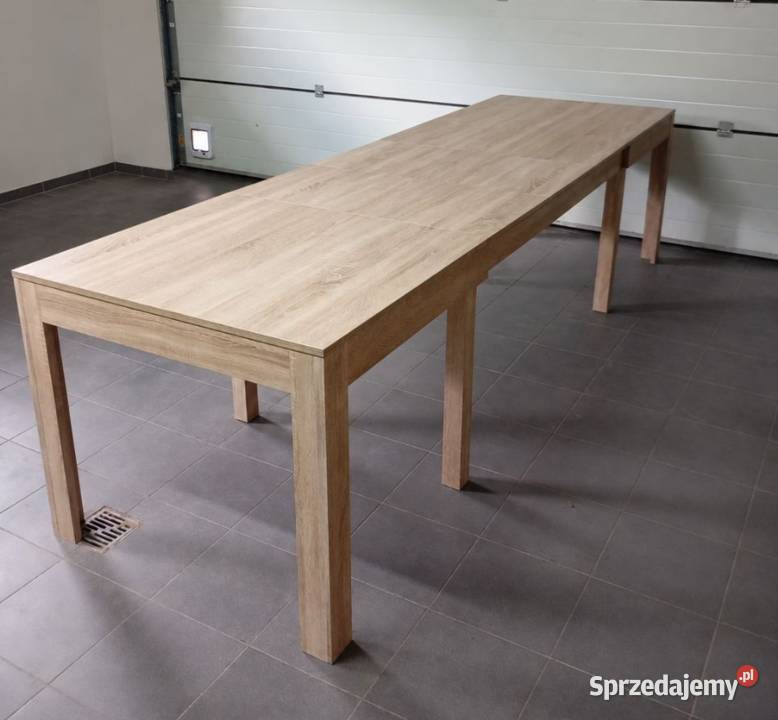 Duży stół rozkładany Wenus 90x160300 Dąb Sonoma 90cm