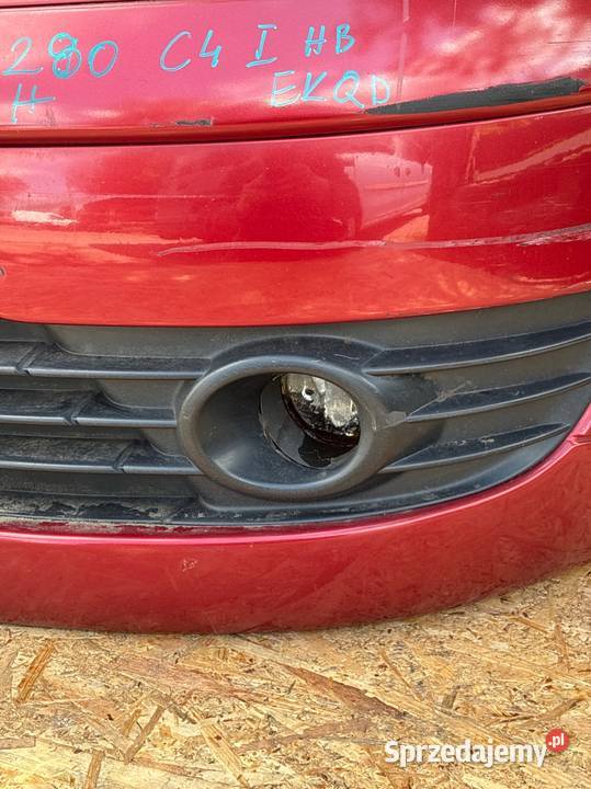 Citroen C4 I HB ZDERZAK PRZÓD PRZEDNI HALOGEN Słowikowo