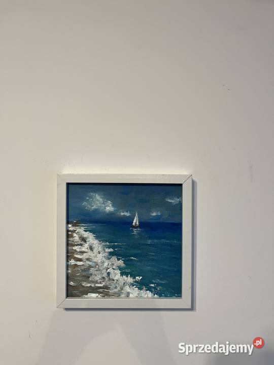 MorzeOlejObraz 20x20 z ramą lubuskie Zielona Góra