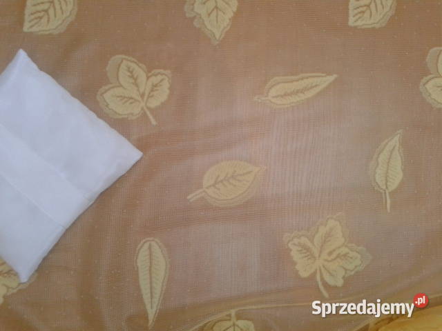 firana żakardowa żółta 250 wys żakard Wrocław