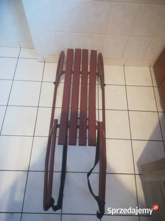 Duże i lekkie sanki metalowe ze sznurkiem Dl Katowice