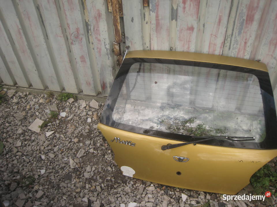 Klapa tylna tył Daewoo Matiz złota 51U kompletna