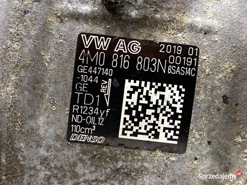 SPRĘŻARKA KLIMATYZACJI AUDI Q8 4M0816803N 30 286 osobowe Kompresory klimatyzacji sprzedam