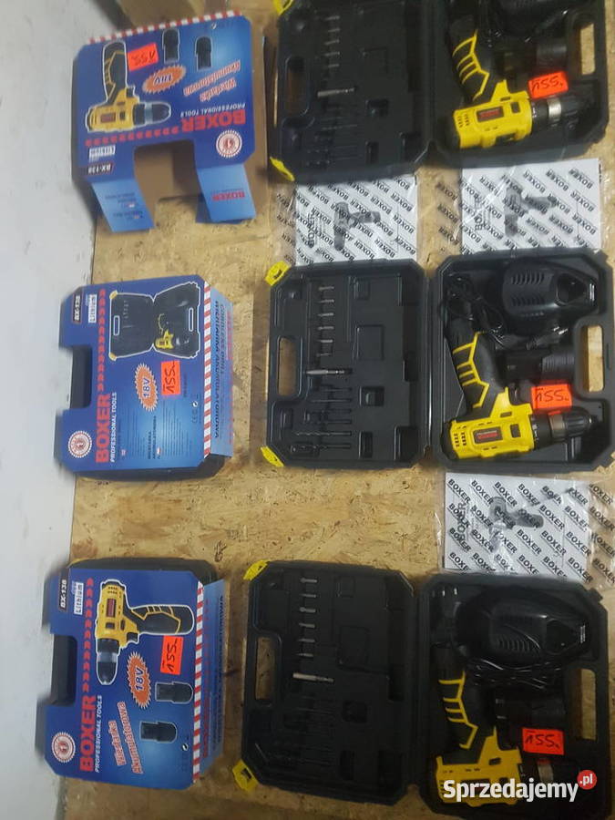 WKRĘTARKA WIERTARKA 18V 2x AKU AKCESORIA BX138 Głogowa sprzedam
