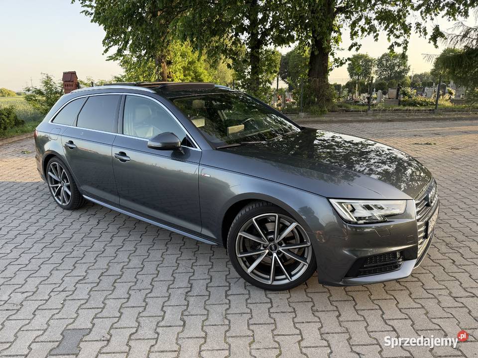 Audi A4 3x Sline 20 TFSI Martix VC BO światła do jazdy dziennej wielkopolskie Ostrów Wielkopolski
