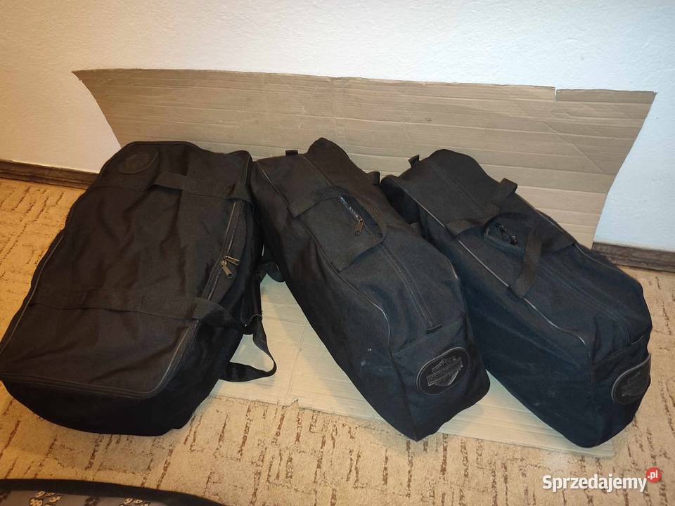 Harley kufry kufer centralny torby sakwy Trzciana
