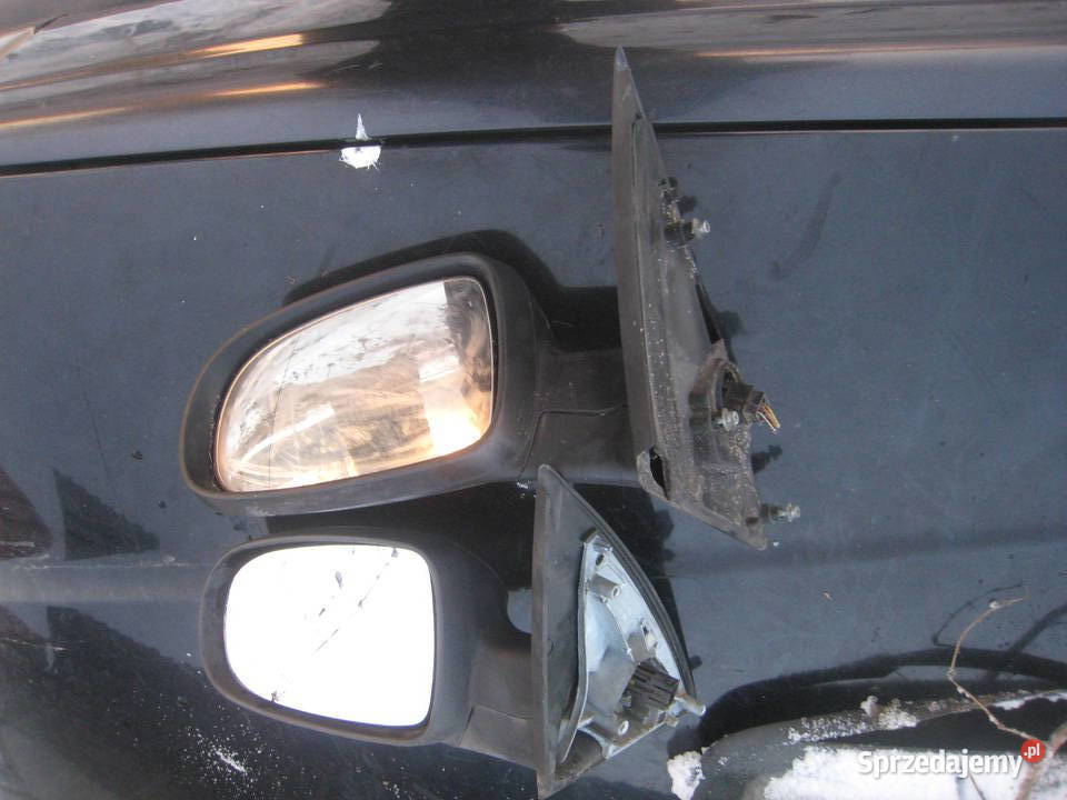 Lusterko lewe granatowe czarne zewnętrzne małopolskie