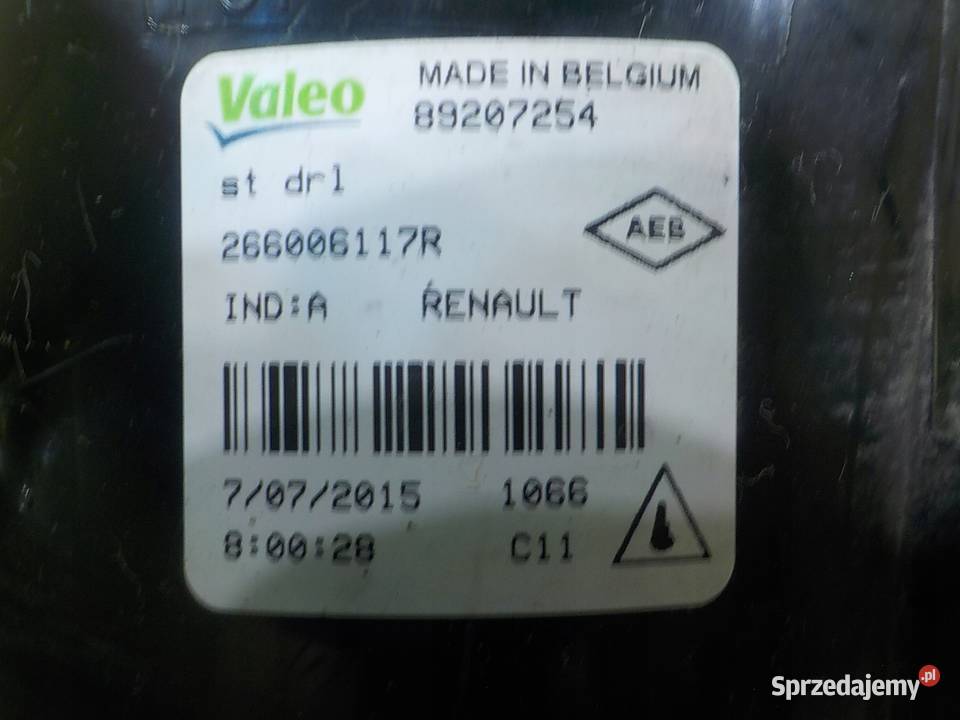 MERCEDES CITAN 15 CDI 15r VAN halogen lewy Suków