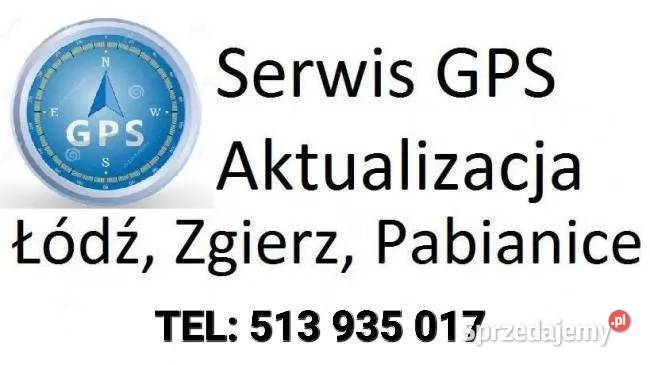 Serwis naprawa mapy do nawigacji GPS menu Łódź