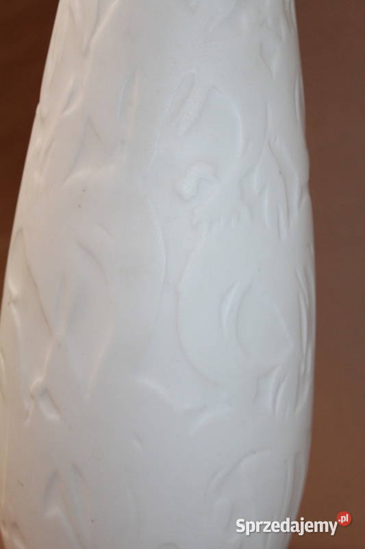 Biały wazon Hutschenreuther z lat 70tych 944 Szczecin