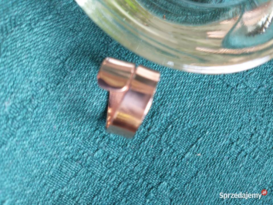 Pierścionek obrączka miedź rękodzieło łódzkie Łódź