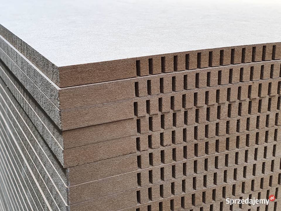 MDF surowy nacinany gięty 10 mm 2800x1030 Reda