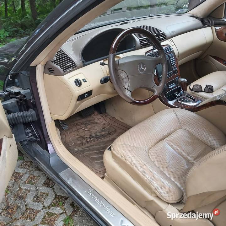 Mercedes CL600 V12 Salon Polska bezwypadkowy regulowane zawieszenie śląskie Gliwice