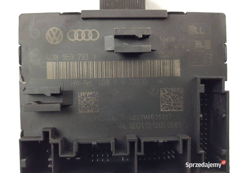 MODUŁ 4G8959793J DRZWI AUDI A6 C7 osobowe kujawsko-pomorskie Lipno
