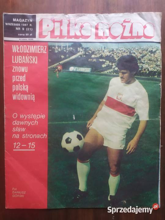 Piłka Nożna Magazyn rocznik 1987 kompletny Łódź
