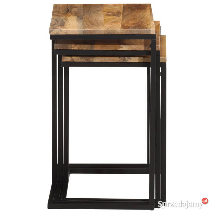 Stoliki wsuwane pod siebie 3 lite drewno