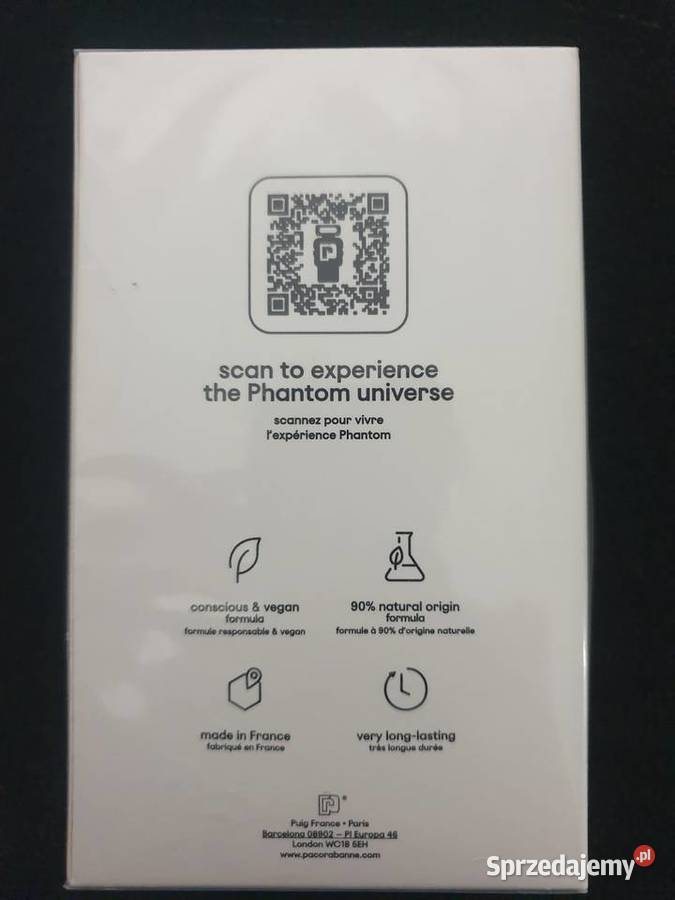 Paco Rabanne Phantom Parfum 80 ml Dla mężczyzn mazowieckie Radom