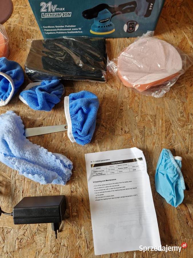 Polerka mimośrodowa samochodowa akumulatorowa Głogowa
