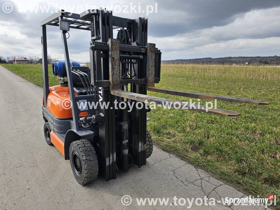 Wózek Widłowy TOYOTA 6FG18 Triplex przesuw Wadowice