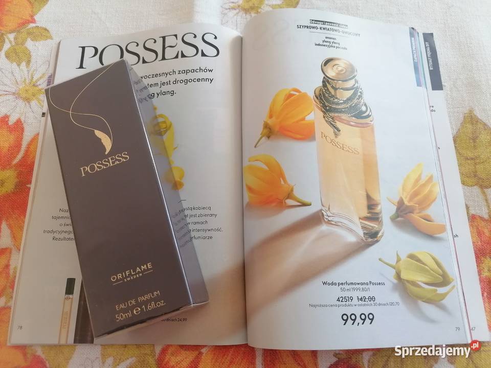 Woda perfumowana Possess 50ml Oriflame Perfumy i wody Łódź