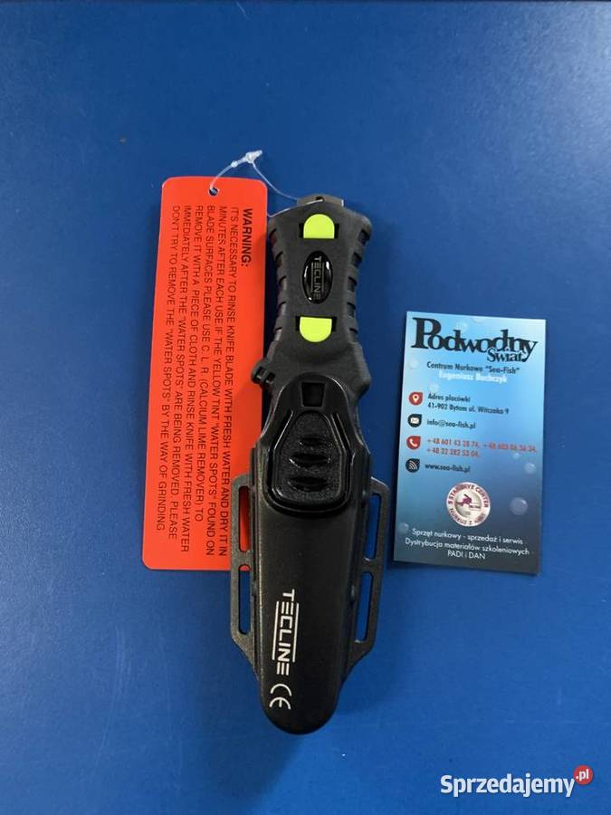 Nóż nurkowy Minirazor Alfa mały poręczny i Bytom