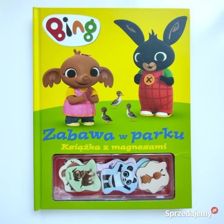 Bing Zabawa w parku Książka z magnesami Harper Książki dla dzieci sprzedam