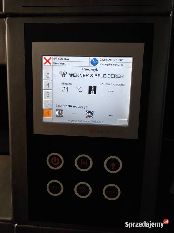 Piec półkowy piekarniczy electro WP MATADOR Rzeszów