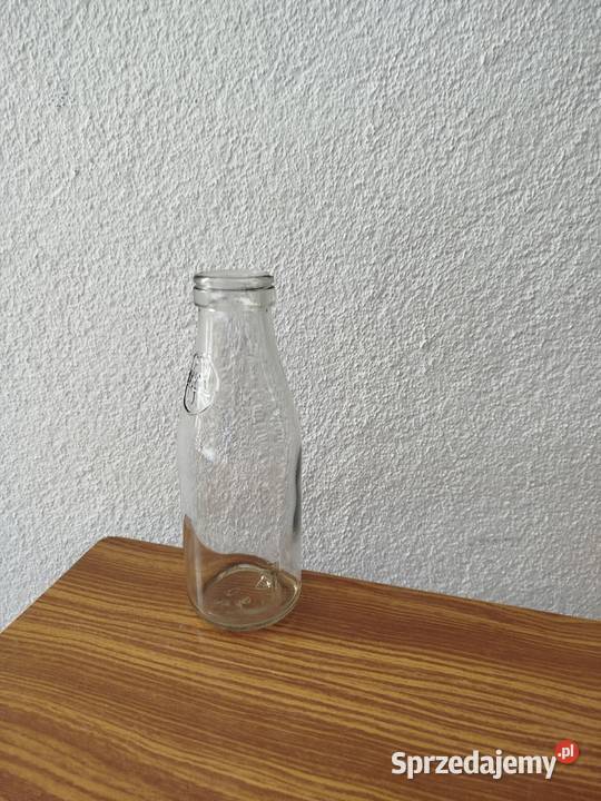 Butelka mleczną z PRL Opole
