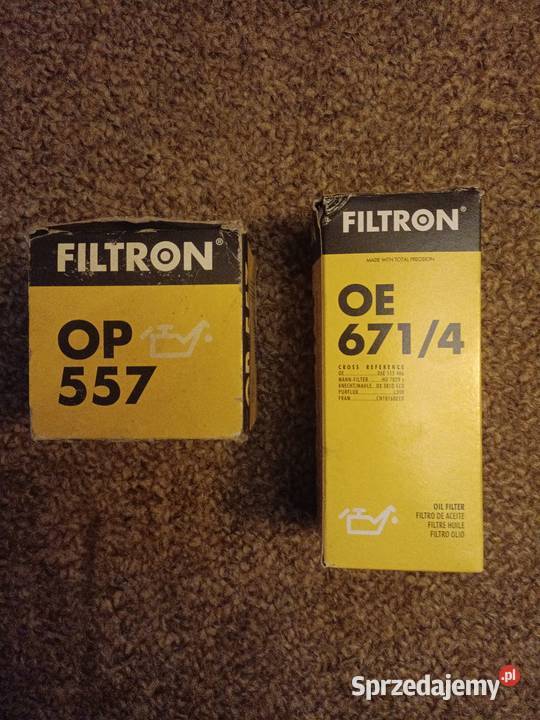 2 Filtry oleju OP557 i OE6714 Tychy sprzedam