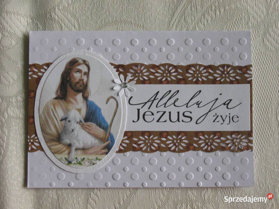 Wielkanoc Kartki ręcznie robione RELIGIJNE A6