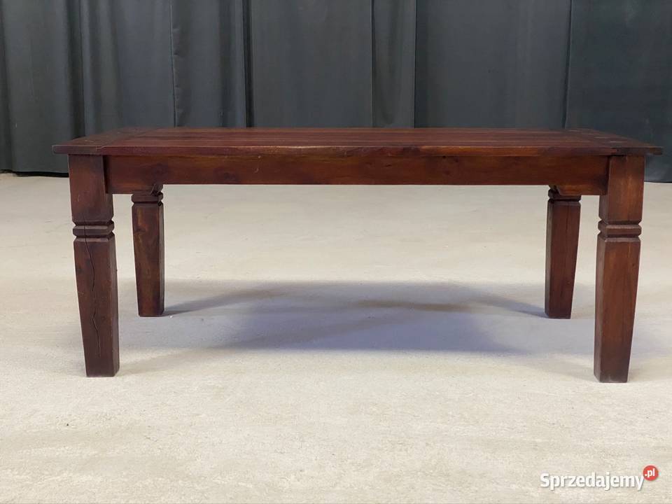 Ława drewniana w stylu kolonialnym Budno