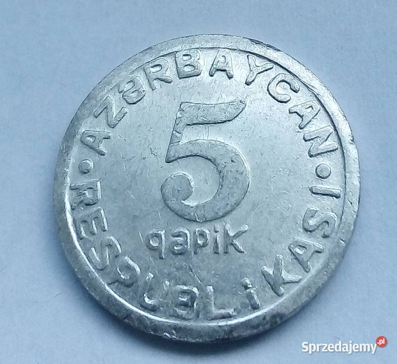AZERBEJDZAN5 QEPIK1993 rRZADKA Numizmatyka mazowieckie Legionowo sprzedam