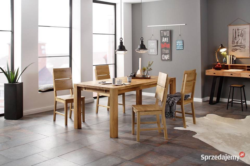 stół 140x90x75 Holzzone Nils litego drewno Zamość