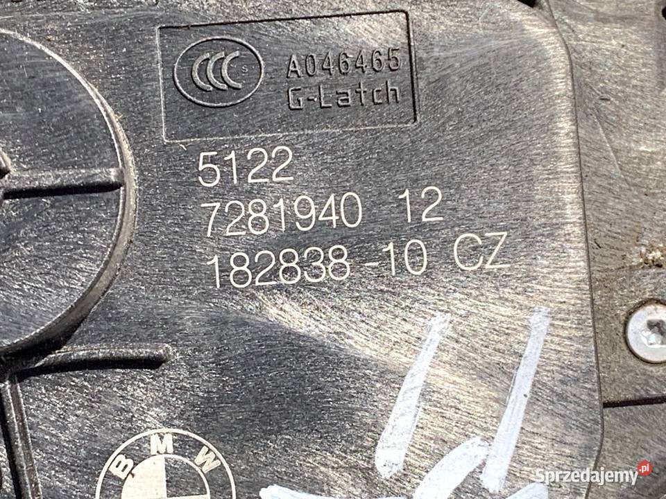 ZAMEK DRZWI PRAWY TYŁ BMW F39 Crossover 7281940