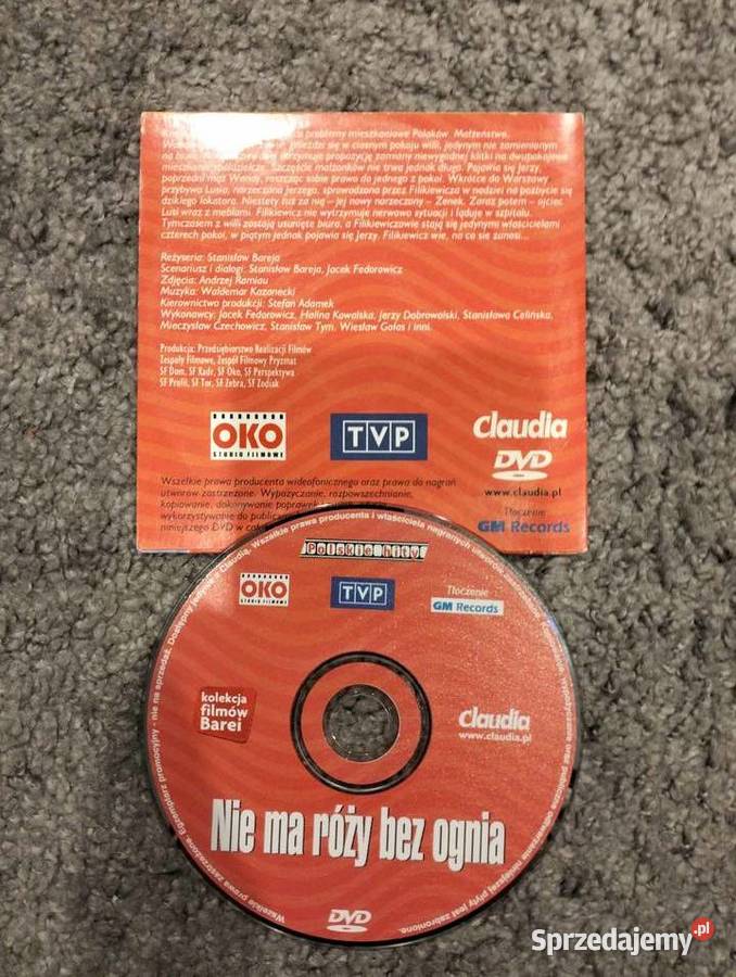 Nie ma róży bez ognia film DVD wielkopolskie Nagradowice