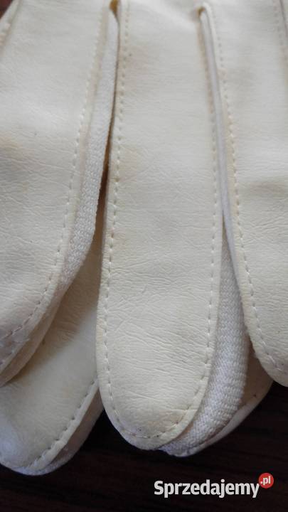 Długie rękawiczki z delikatnej skórki kujawsko-pomorskie Nakło nad Notecią