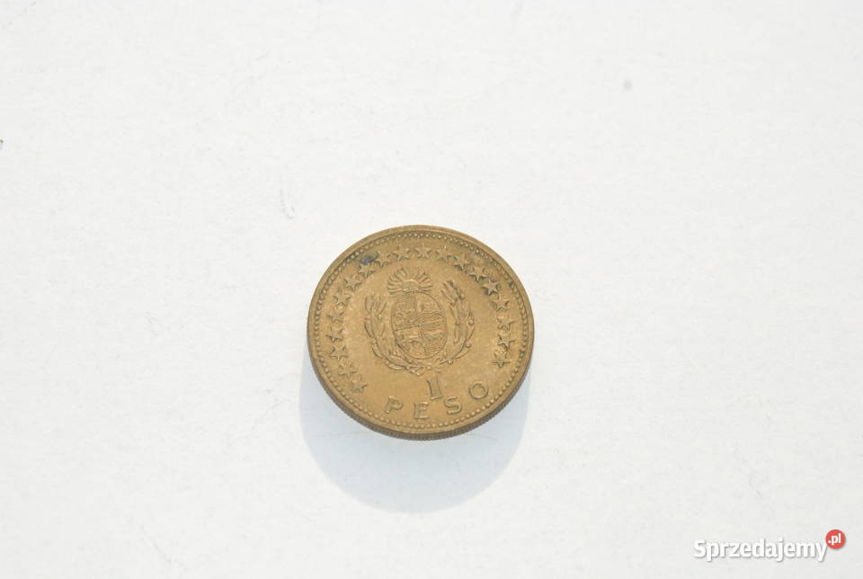 Stara moneta 1 peso Urugwaj 1965 unikat antyk Cieszyn sprzedam