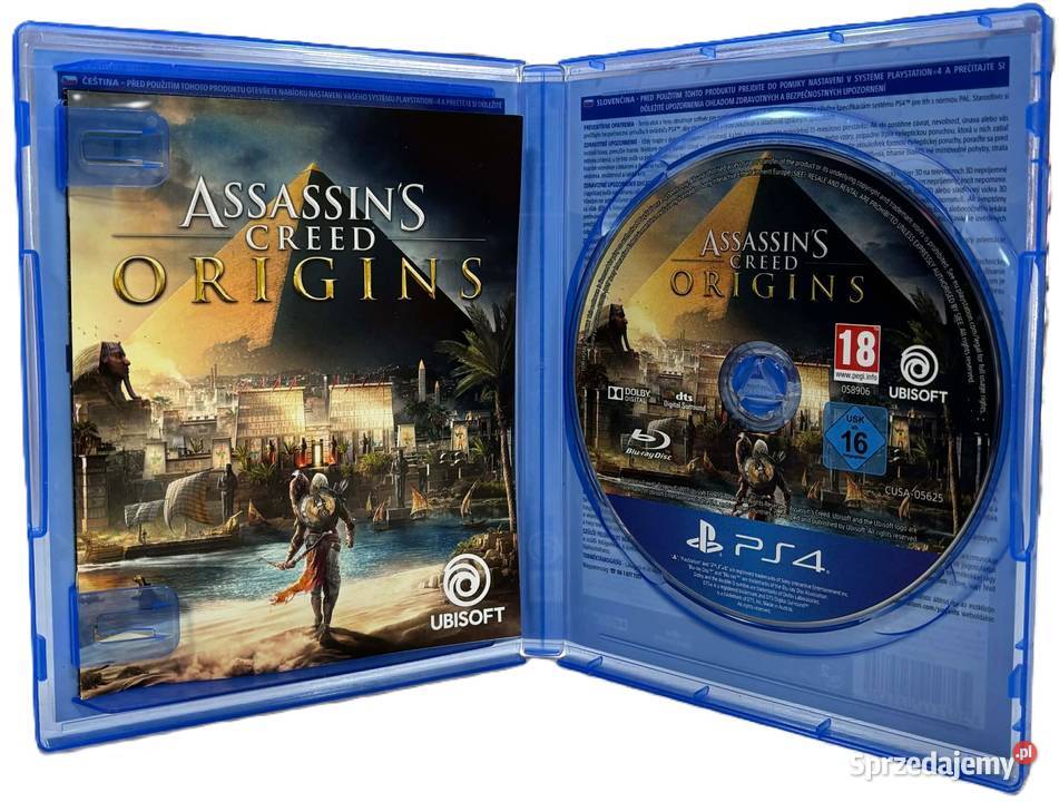 4 Assassins Creed Origins Elbląg sprzedam