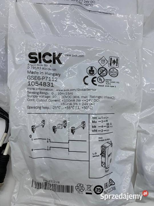 Sick GSE6P7112 1054831 Photoelectric sensor