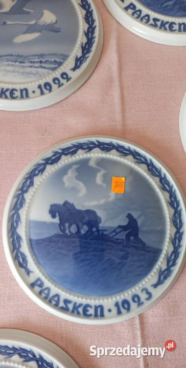 OraczTalerz wielkanocny Bing Grndahl 1923 pomorskie Gdańsk